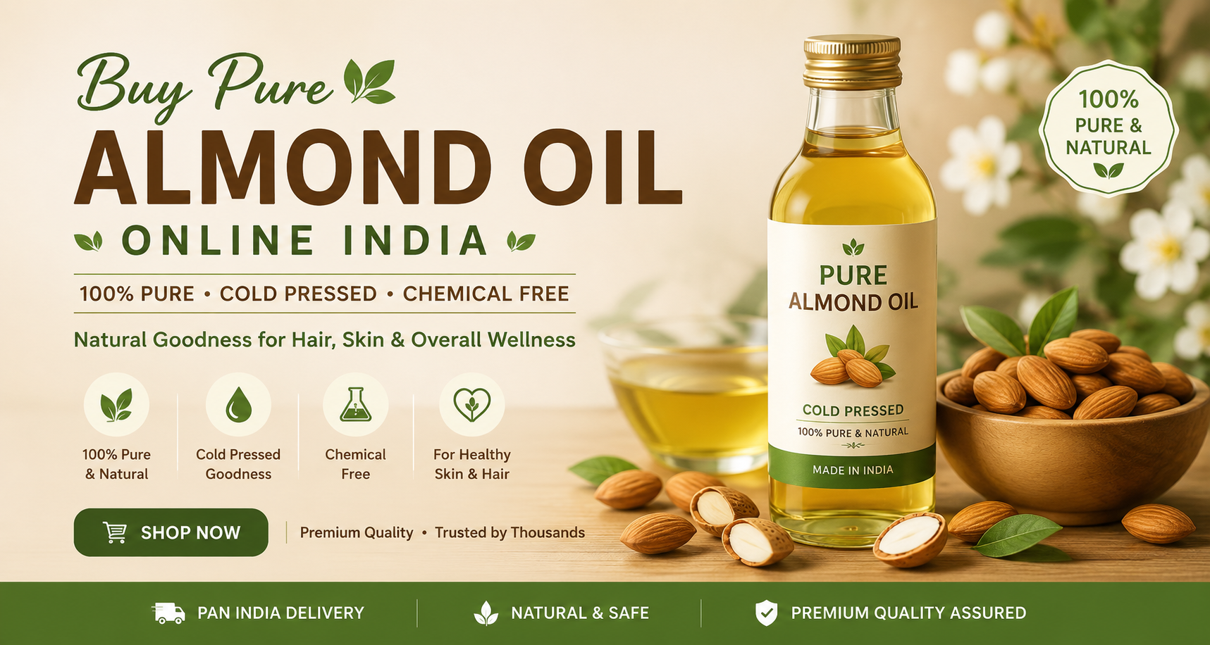 Buy Pure Almond Oil Online India