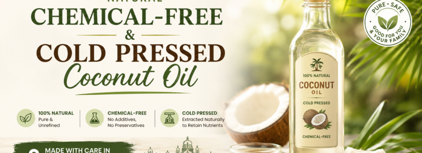 Natural, Chemical-Free and Cold Pressed Coconut Oil in Bangalore