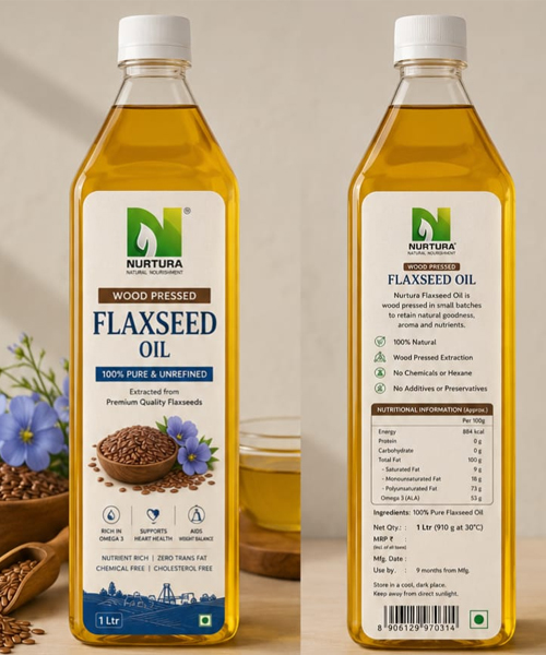 Buy Flaxseed Oil in Bangalore India | Nurtura